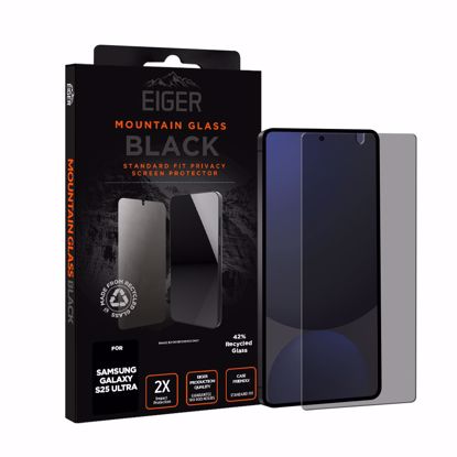 Picture of Eiger Eiger Mountain Black Privacy Screen Protector GRS for Samsung Galaxy S25 Ultra